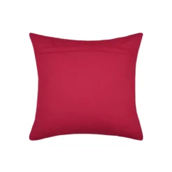 Cuscino di Natale quadrato cotone (40 x 40 cm) Babbo Natale Harold Rosso