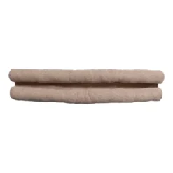 Cuscino paraspifferi effetto lino (80 cm) Alfred Beige