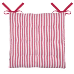 Cuscino per sedia quadrato in cotone (40 x 40 cm) Bardot Rosso
