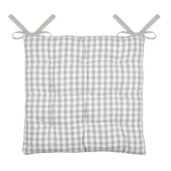 Cuscino per sedia quadrato in cotone (40 x 40 cm) Bardot Beige