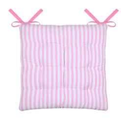 Cuscino per sedia quadrato in cotone (40 x 40 cm) Bardot Rosa