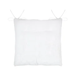Cuscino per sedia quadrato in finta pelliccia (40 x 40 cm) Asgard Bianco