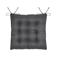 Cuscino per sedia quadrato in finta pelliccia (40 x 40 cm) Asgard Grigio carbonio