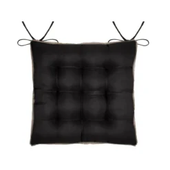 Cuscino per sedia quadrato in pelliccia sintetica (40 x 40 cm) Asgard Tortora