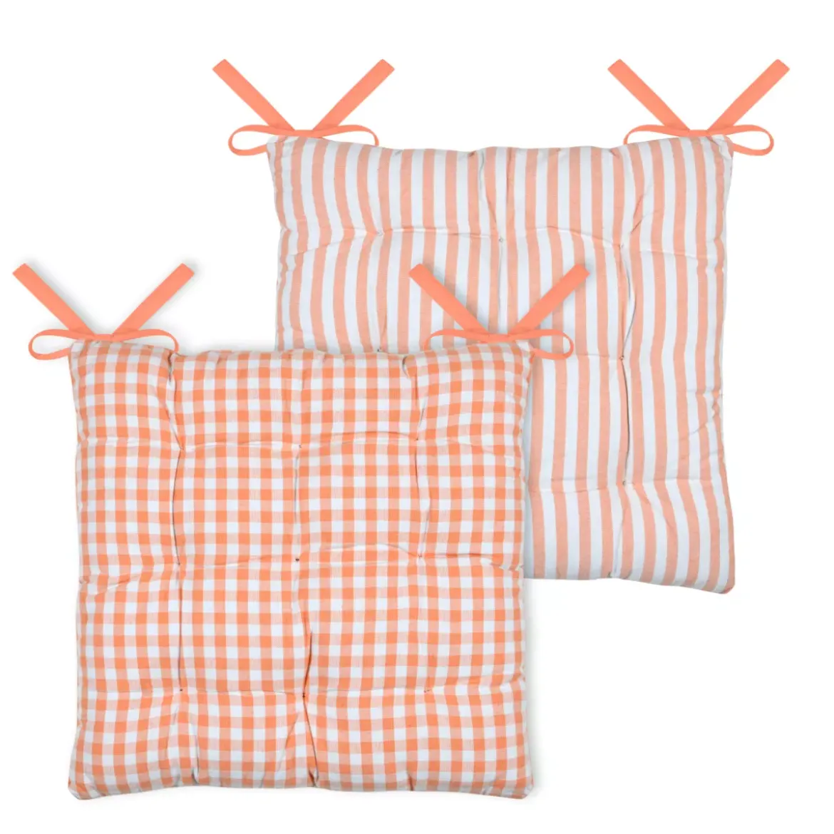 Cuscino per sedia quadrato in cotone (40 x 40 cm) Bardot Arancione