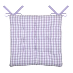 Cuscino per sedia quadrato in cotone (40 x 40 cm) Bardot Viola