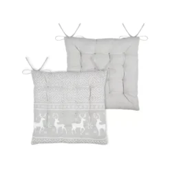 Cuscino per sedia quadrato in cotone (40 x 40 cm) Arbin Beige