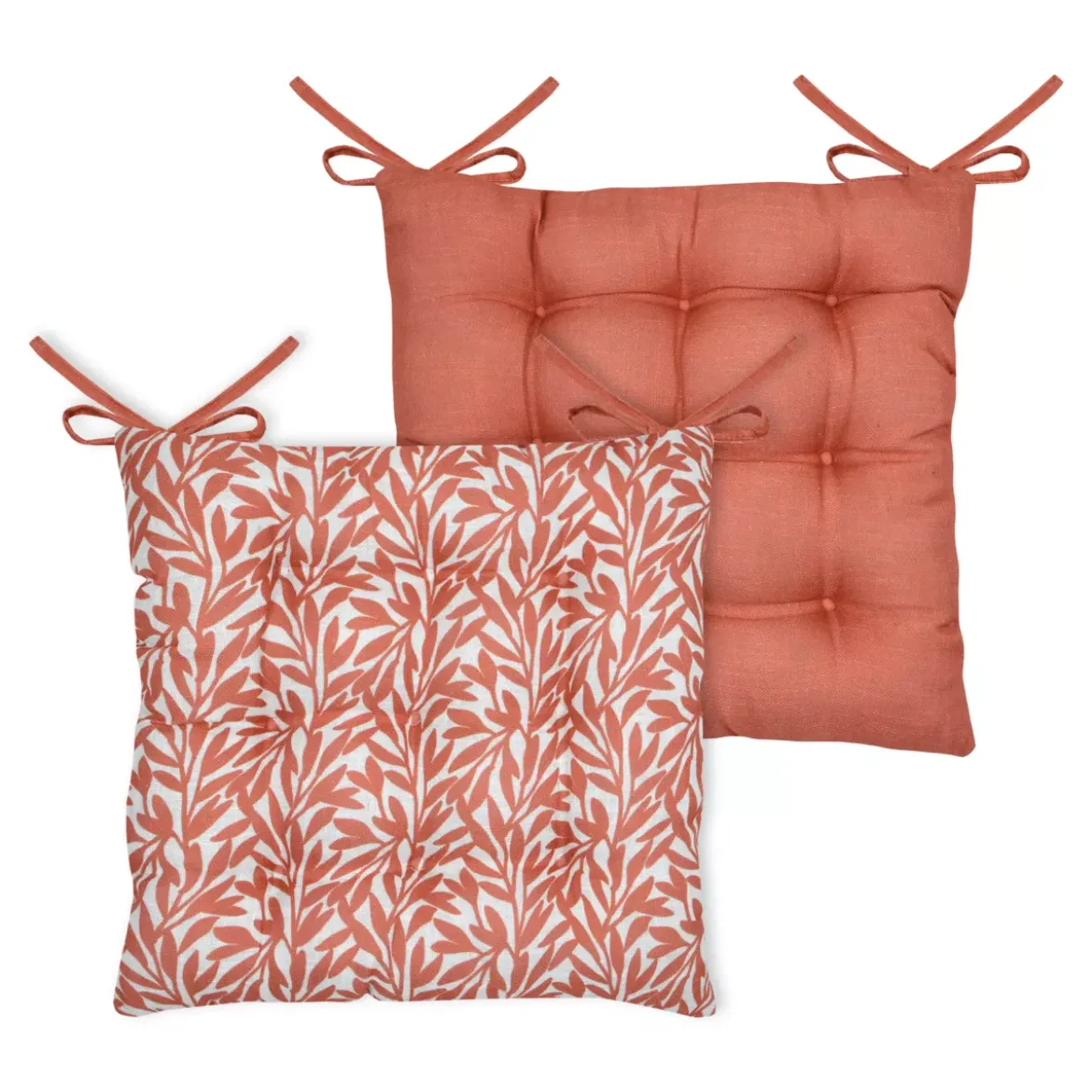 Cuscino per sedia quadrato (38 x 38 cm) Antillia Rosso marsala