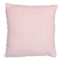 Cuscino quadrato (45 cm) Bouclée Rosa