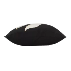 Cuscino quadrato cotone (45 x 45 cm) Jill Nero