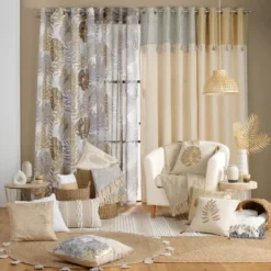 Cuscino quadrato cotone (40 x 40 cm) Solea Oro