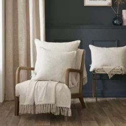 Cuscino quadrato cotone (45 x 45 cm) Sixtine Beige