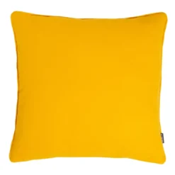 Cuscino quadrato di cotone (60 x 60 cm) Pixel Giallo senape