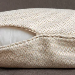 Cuscino quadrato effetto mélange (50 x 50 cm) James Beige Sabbia
