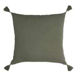 Cuscino quadrato garza di cotone (40 cm) Gaïa Verde rosmarino