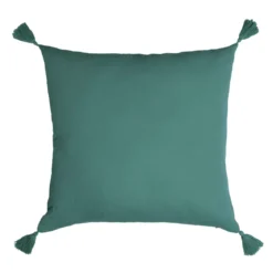 Cuscino quadrato garza di cotone (40 x 40 cm) Gaïa Blu ottanio