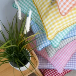 Cuscino quadrato in cotone (45 x 45 cm) Bardot Viola