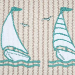 Cuscino quadrato in cotone (45 x 45 cm) Barbados Beige