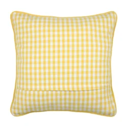 Cuscino Quadrato in Cotone (45 x 45 cm) Bardot Giallo