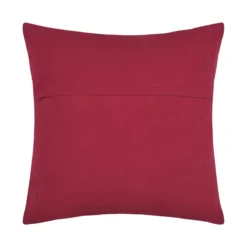 Cuscino quadrato in cotone (45 x 45 cm) Finna Rosso
