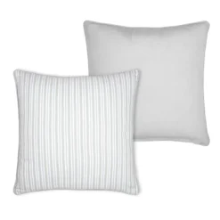 Cuscino quadrato in cotone (50 x 50 cm) Joséphine Grigio