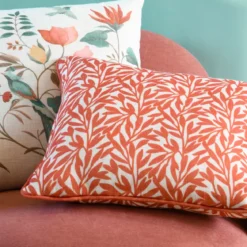 Cuscino quadrato in cotone (40 x 40 cm) Antillia Rosso