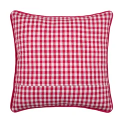 Cuscino quadrato in cotone (45 x 45 cm) Bardot Rosso