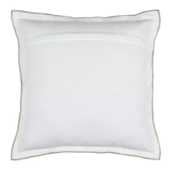 Cuscino quadrato in cotone (45 x 45 cm) Helios Bianco