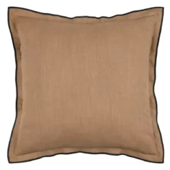 Cuscino quadrato in cotone (45 x 45 cm) Helios Camel