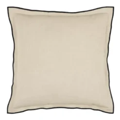 Cuscino quadrato in cotone (45 x 45 cm) Helios Ecru