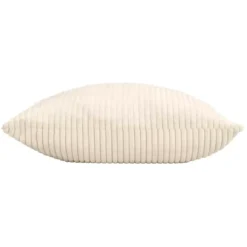 Cuscino quadrato in flanella in rilievo (45 x 45 cm) Nils Ecru