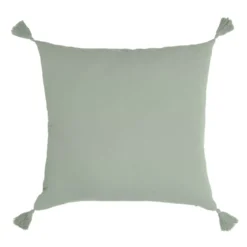 Cuscino quadrato in garza di cotone (40 x 40 cm) Gaia Verde eucalipto