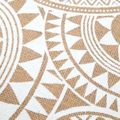 Cuscino quadrato in iuta (45 x 45 cm) Mekong Marrone