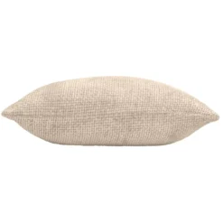 Cuscino quadrato in velluto (45 x 45 cm) Leo Ecru