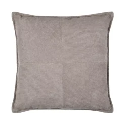 Cuscino quadrato in velluto (45 x 45 cm) Dandy Tortora
