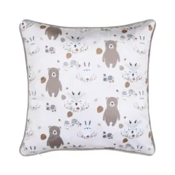 Cuscino quadrato per bambini (40 x 40 cm) Gabin Tortora