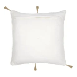 Cuscino quadrato tufted (45 x 45 cm) Blokken Ecru