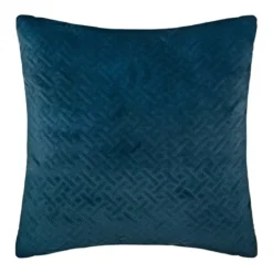 Cuscino quadrato velluto (40 x 40 cm) Dolce Blu ottanio
