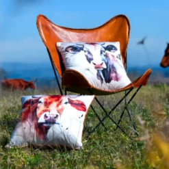 Cuscino quadrato (50 x 50 cm) Fernande Marrone scuro