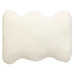 Cuscino rettangolare bouclé (35 x 48 cm) Bliss Bianco