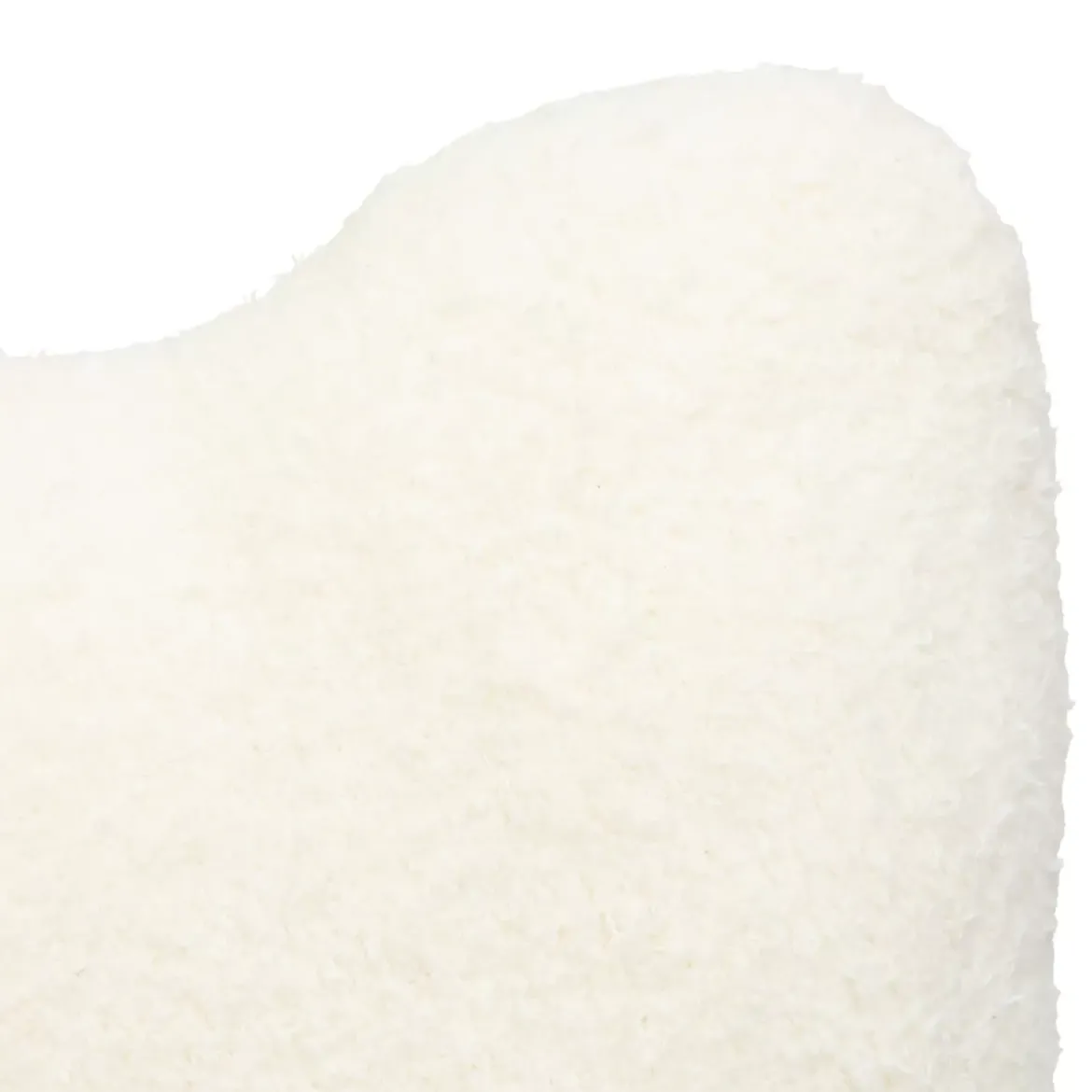 Cuscino rettangolare bouclé (35 x 48 cm) Bliss Bianco