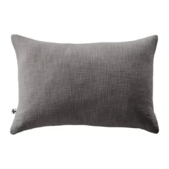 Cuscino rettangolare cotone (40 x 60 cm) Sixtine Grigio ardesia