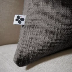 Cuscino rettangolare cotone (40 x 60 cm) Sixtine Grigio ardesia