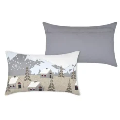 Cuscino rettangolare cotone (50 cm) Cornouailles Grigio