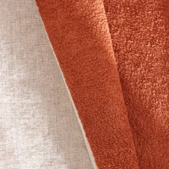 Cuscino rettangolare in bouclé (30 x 50 cm) Ava Terracotta