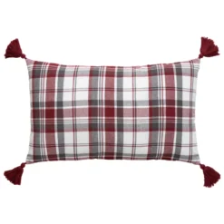Cuscino rettangolare in cotone (30 x 50 cm) Megeve Rosso