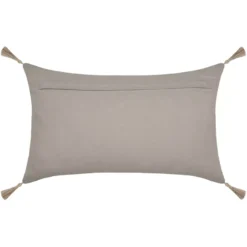 Cuscino rettangolare in cotone (30 x 50 cm) Hemera Ecru