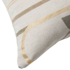 Cuscino rettangolare in cotone (40 x 60 cm) Roseris Grigio
