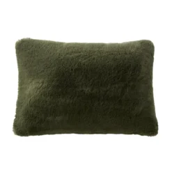 Cuscino rettangolare in finta pelliccia (40 x 60 cm) Finn Verde kaki