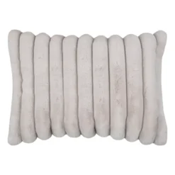 Cuscino rettangolare in finta pelliccia (50 x 80 cm) Polary Beige